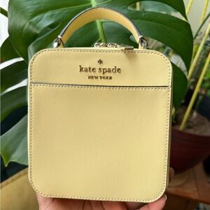 kate spade Lemon Yellow Mini Top-Handle Crossbody Bag